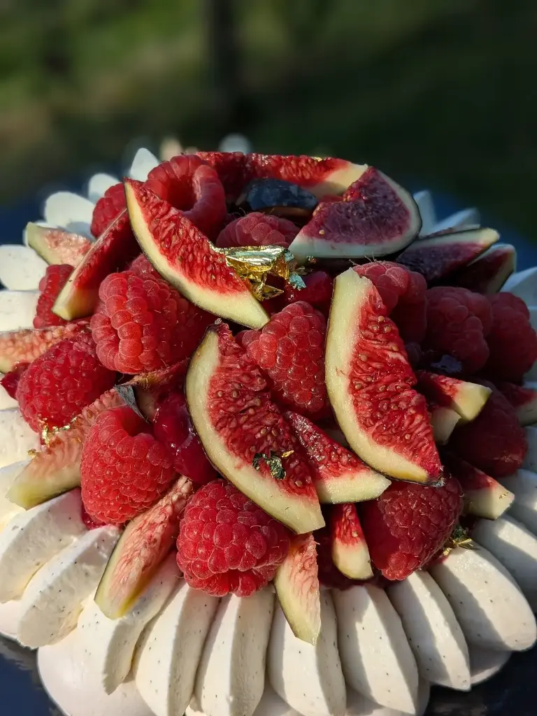 Pavlova aux fruits de saison